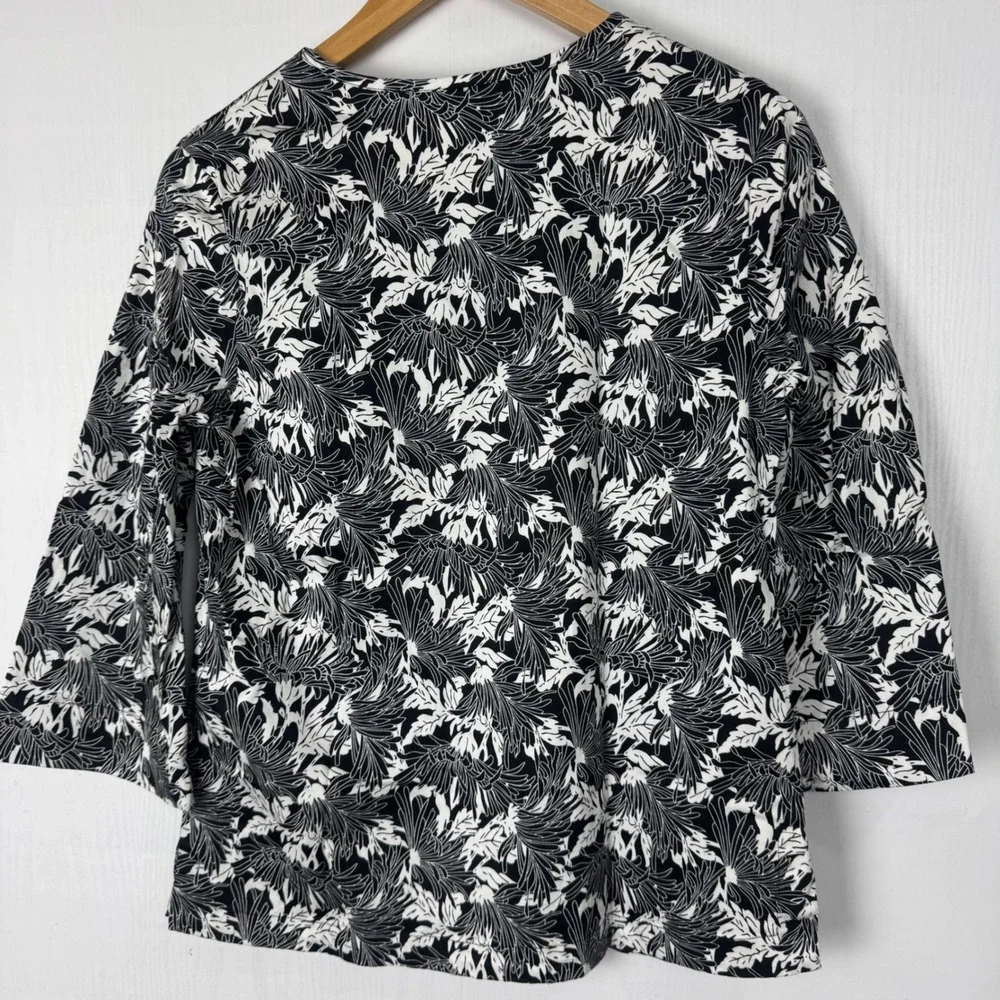 Talbots black white